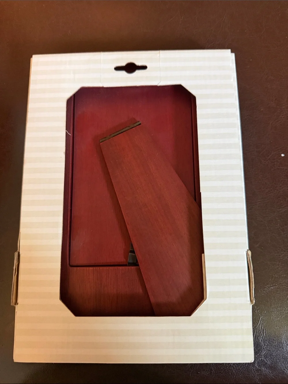 Allied Red Wood Picture Frame with United States Marines Emblem
